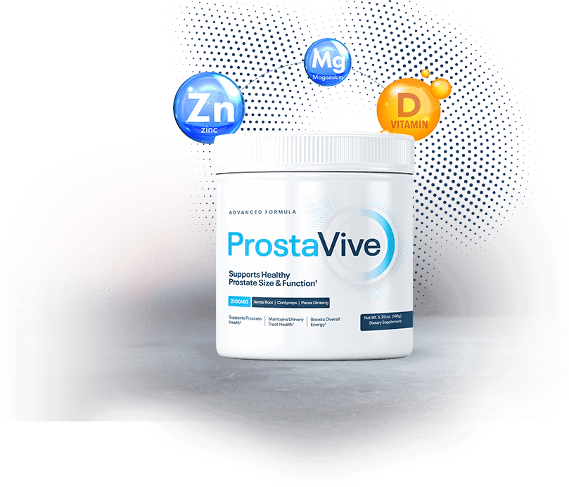 One bottle of ProstaVive for prostate health and vitality